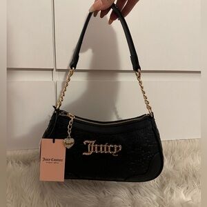 Juicy Couture liquorice heartless shoulder bag